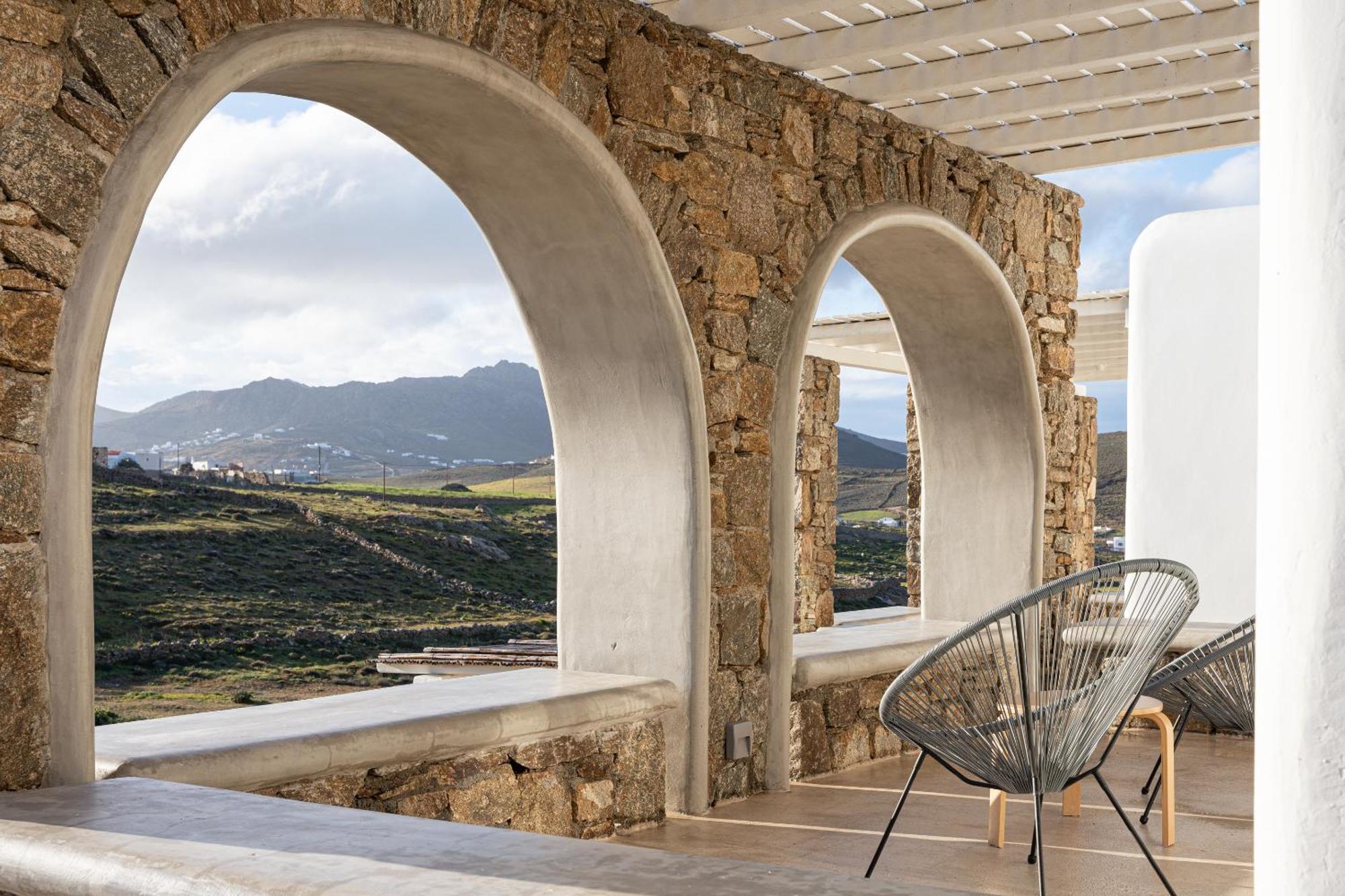 Koumi Homes Mykonos Ftelia  Esterno foto