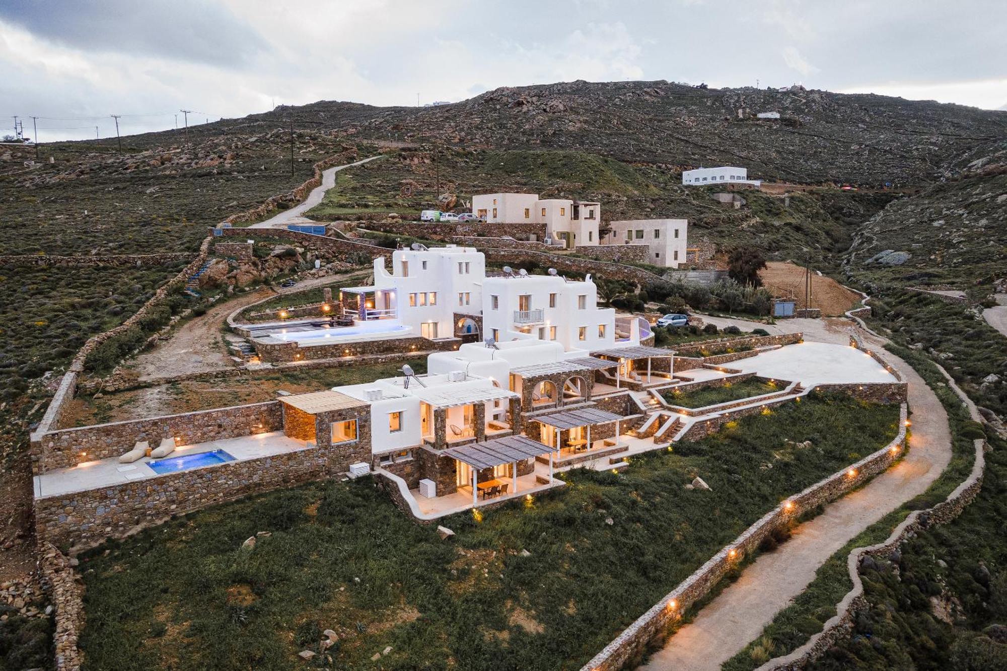 Koumi Homes Mykonos Ftelia  Esterno foto